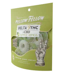 Alternative view of MELLOW FELLOW EDIBLES LIVE RESIN 40MG DELTA 9 THC + CBD ASSRTED GUMMIES 2CT BAG DISPLAY OF 30