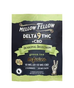 MELLOW FELLOW EDIBLES LIVE RESIN 40MG DELTA 9 THC + CBD ASSRTED GUMMIES 2CT BAG DISPLAY OF 30