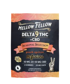 MELLOW FELLOW EDIBLES LIVE RESIN 40MG DELTA 9 THC + CBD ASSRTED GUMMIES 2CT BAG DISPLAY OF 30 - Image 3