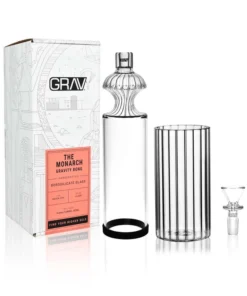 GRAV THE MONARCH GRAVITY BONG CLEAR