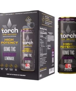 TORCH THC DRINK 60MG THC + 10MG CBD (12OZ CAN) 4CT/ BOX - Image 3
