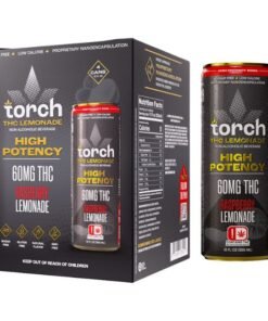TORCH THC DRINK 60MG THC + 10MG CBD (12OZ CAN) 4CT/ BOX