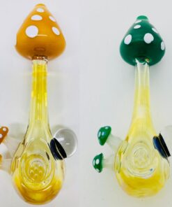 MUSHROOM FUMED HAND PIPE GB141