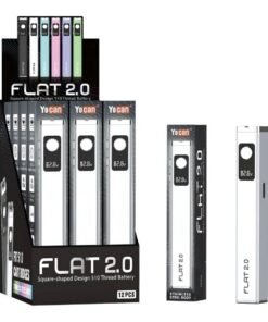 YOCAN FLAT 2.0 650MAH BATTERY 12CT/BOX MIXED COLORS