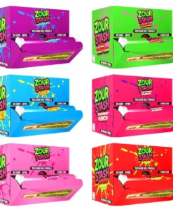 ZOUR STASH THC-A  2G HASH HOLE PRE ROLLS 20CT/BOX