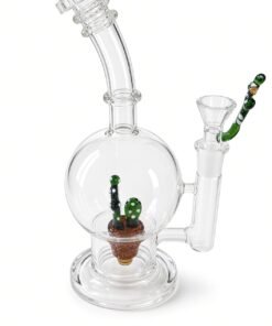 Alternative view of POTTED CACTUS RECYCLER 8.7INCH GB345