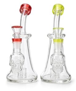 SKULL SIDECAR WATER PIPE 8" GB356