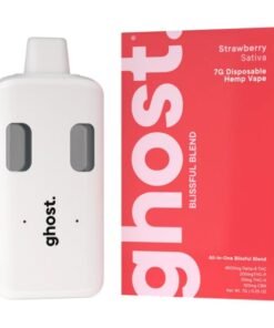 Alternative view of GHOST D8 THC+THCP+THCH+CBN 7GM DISPO 5CT/ BOX