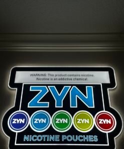 ZYN NEON SIGN BOARD