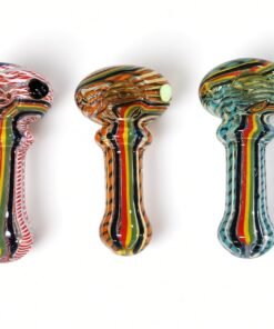 SWIRLING STRIPES HAND PIPE PCK OF 5